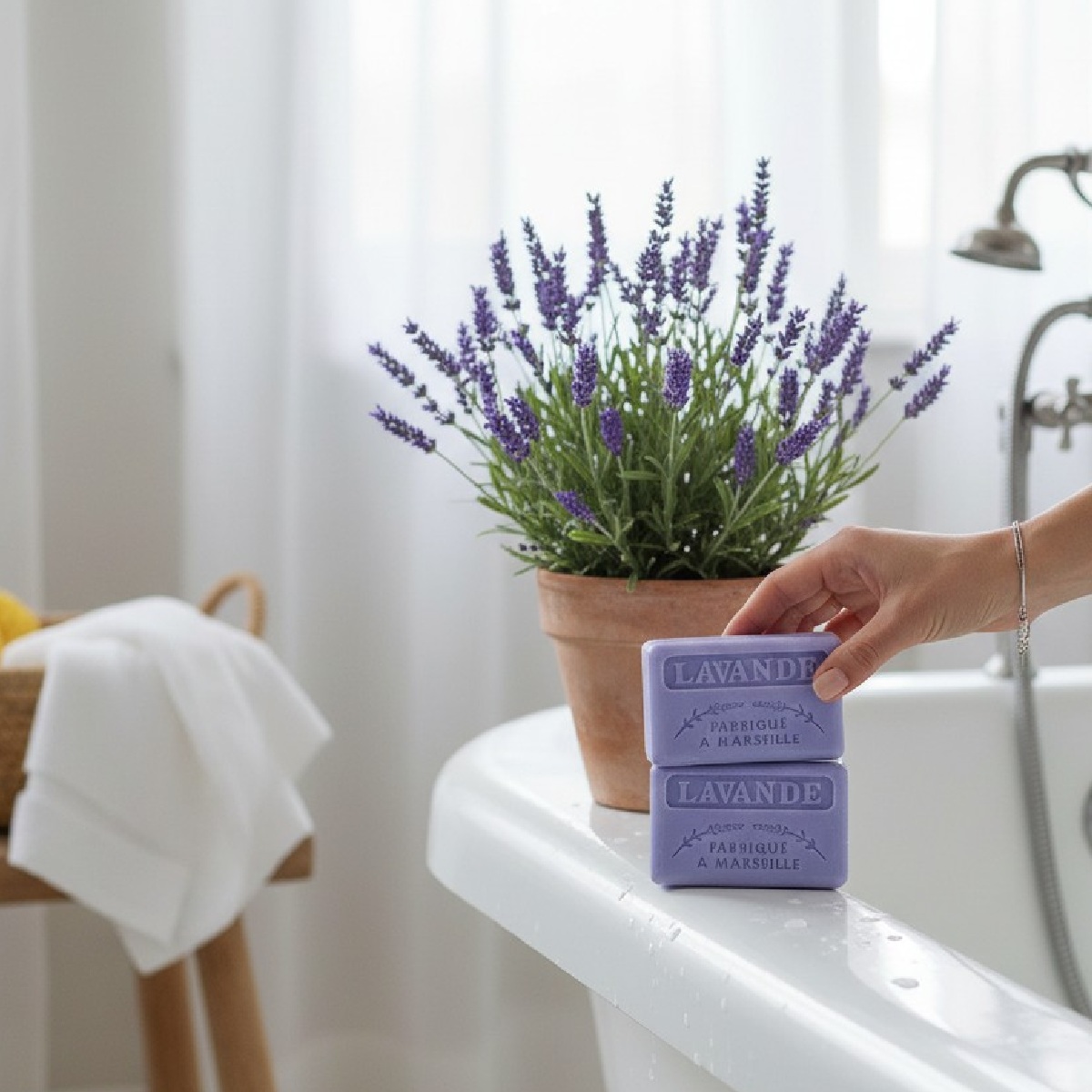 Lavendel sæbe 3 stk. a´120gram