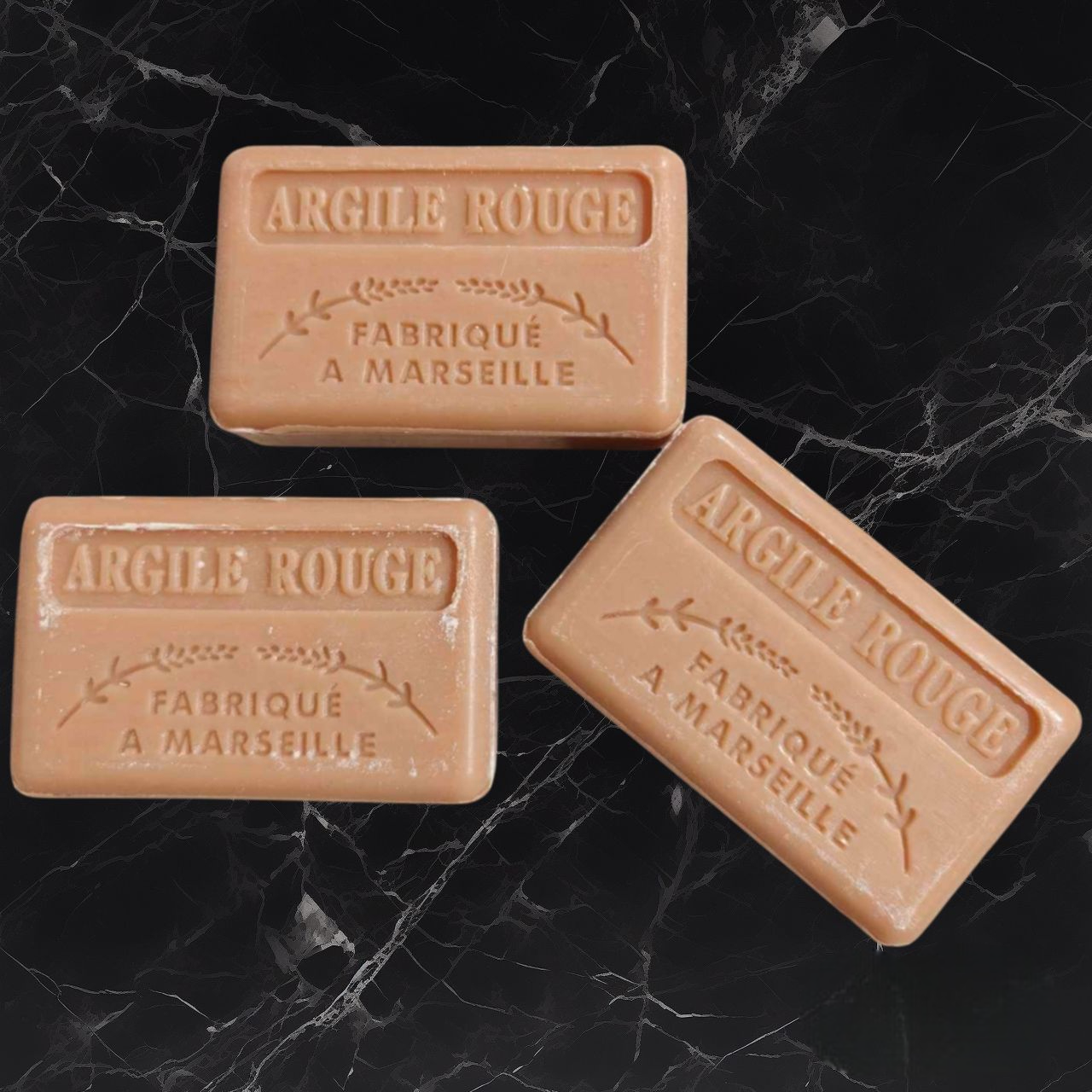 Rød ler sæbe 3 stk a´120g