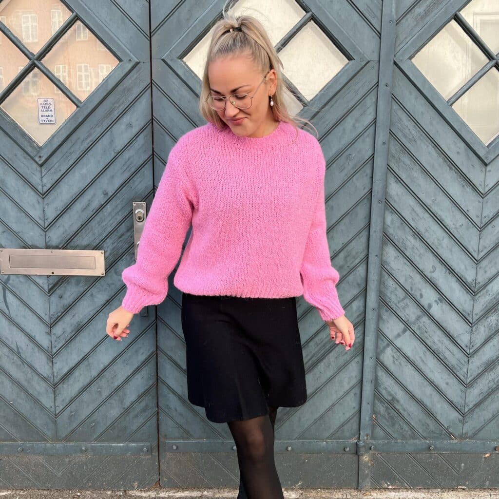 Thea knit bubblegum pink 