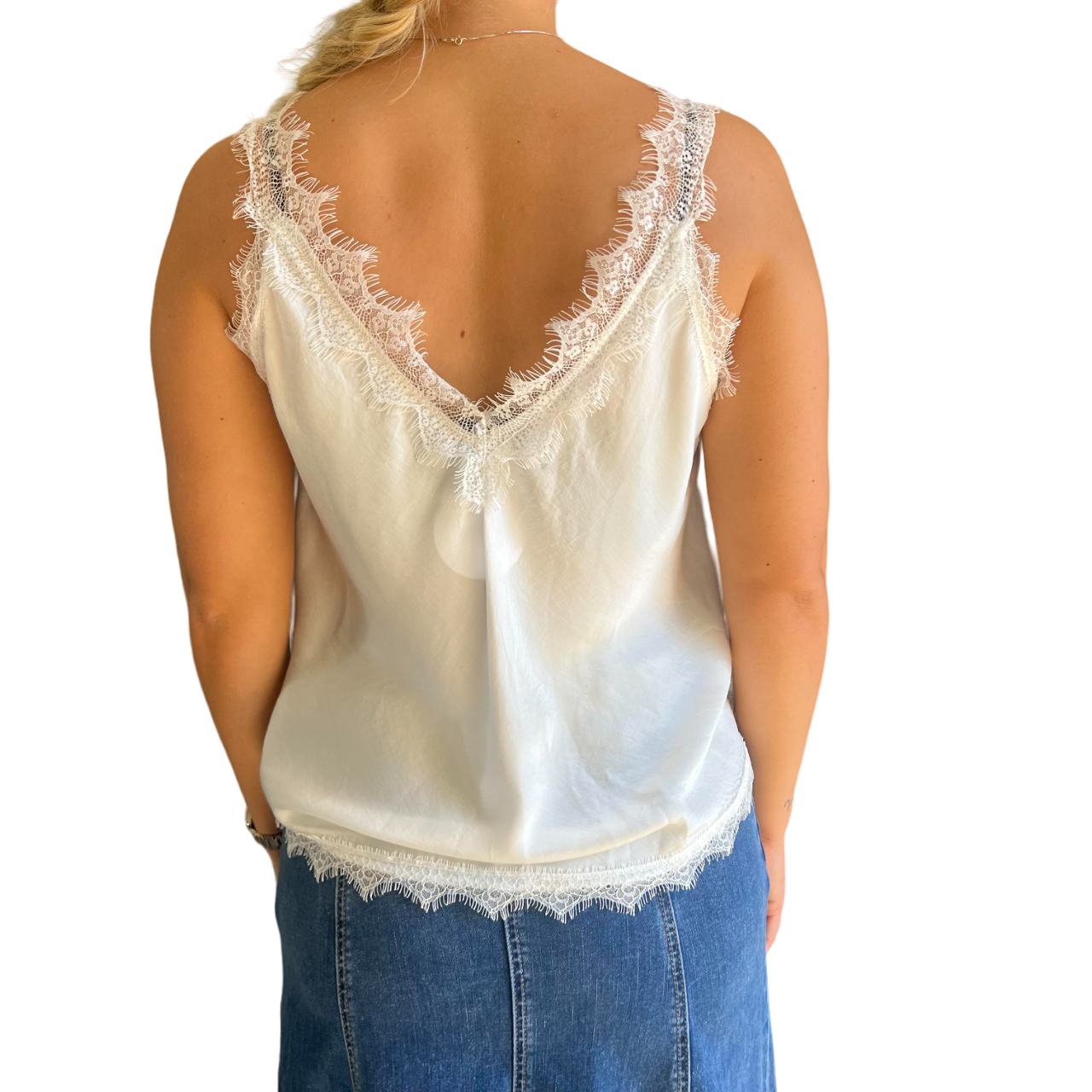 Wynter top lace white