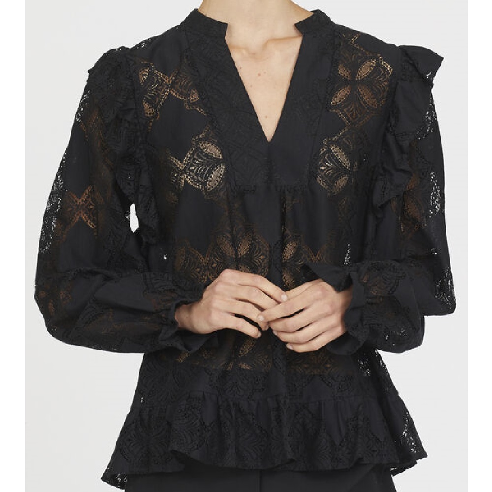 Love&Divine bluse black lace Love1234