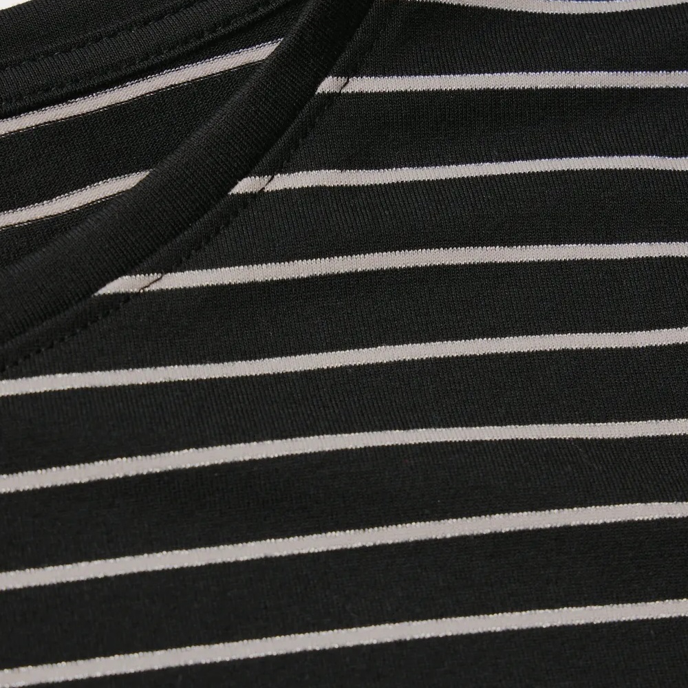 Street One shiny stripe shirt black