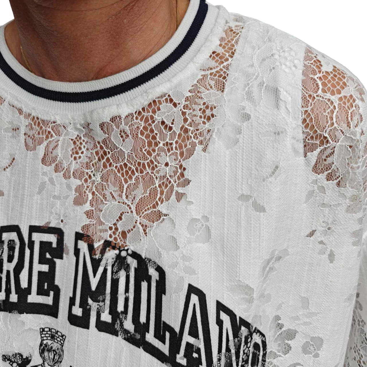 Mila lace shirt offwhite