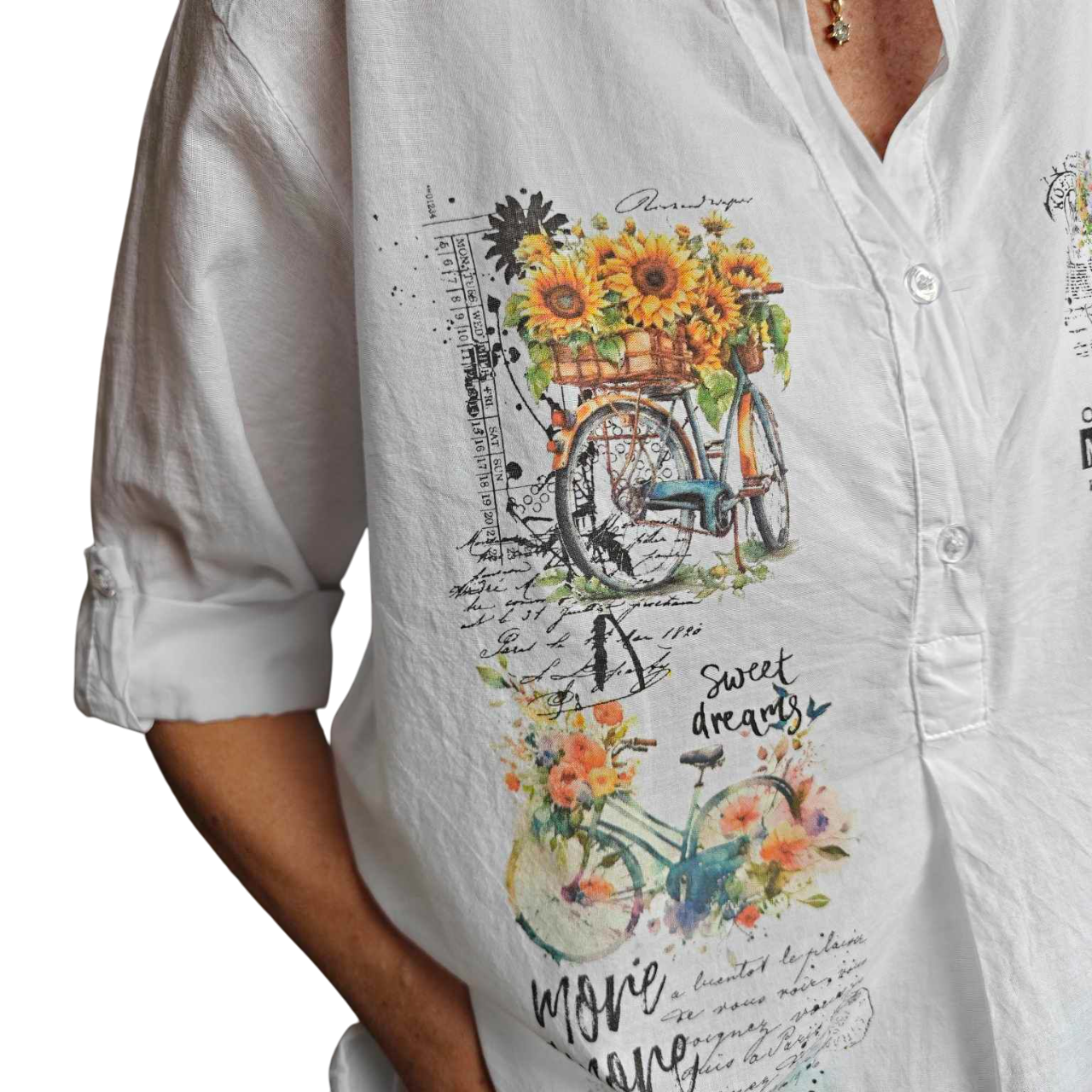 Sally shirt bike