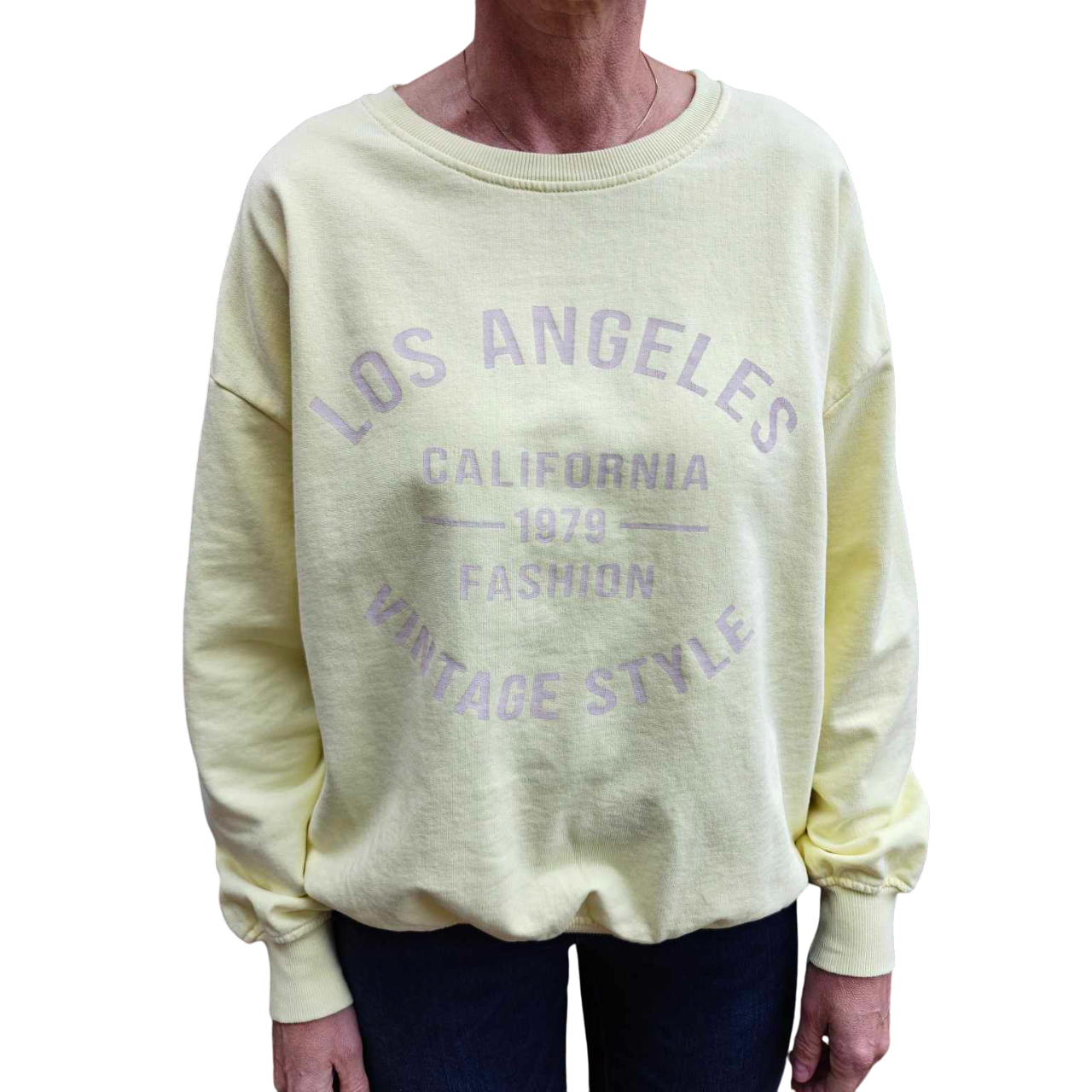 Los Angeles sweatshirt yellow