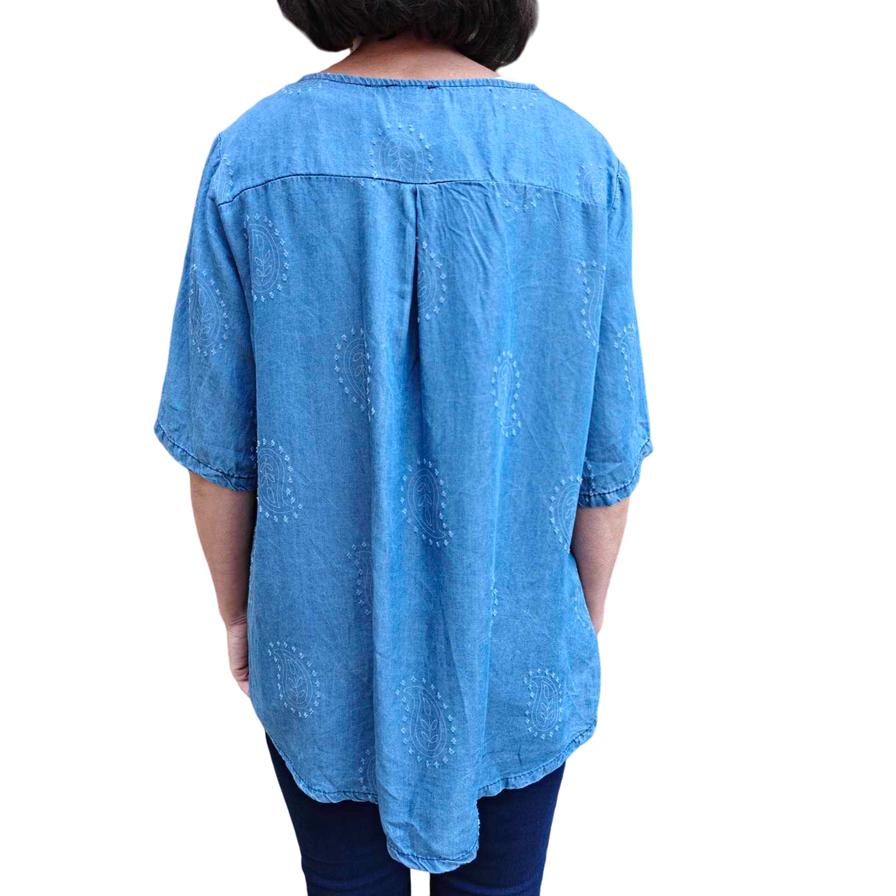 Delfina tencel top