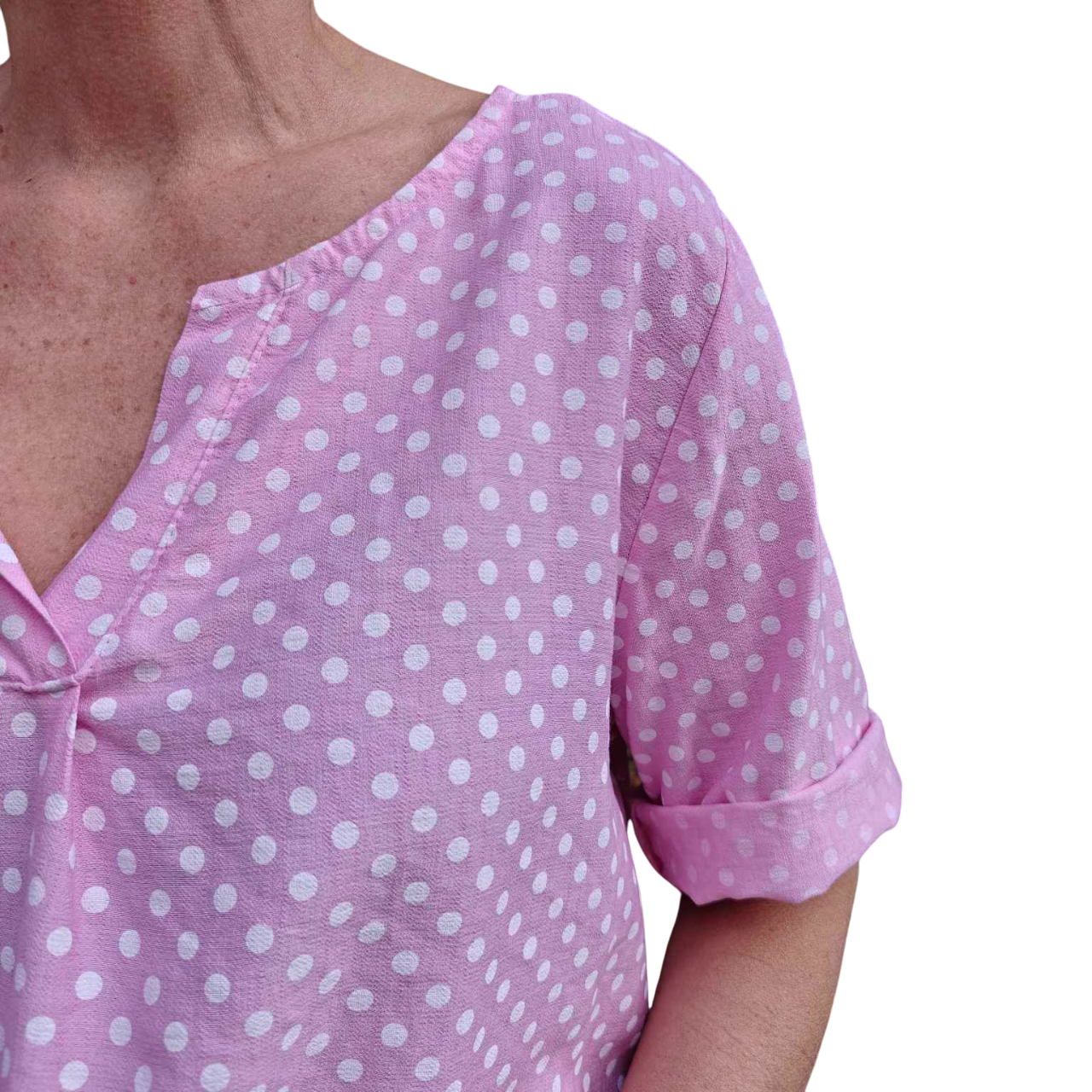 Diem dot shirt rose