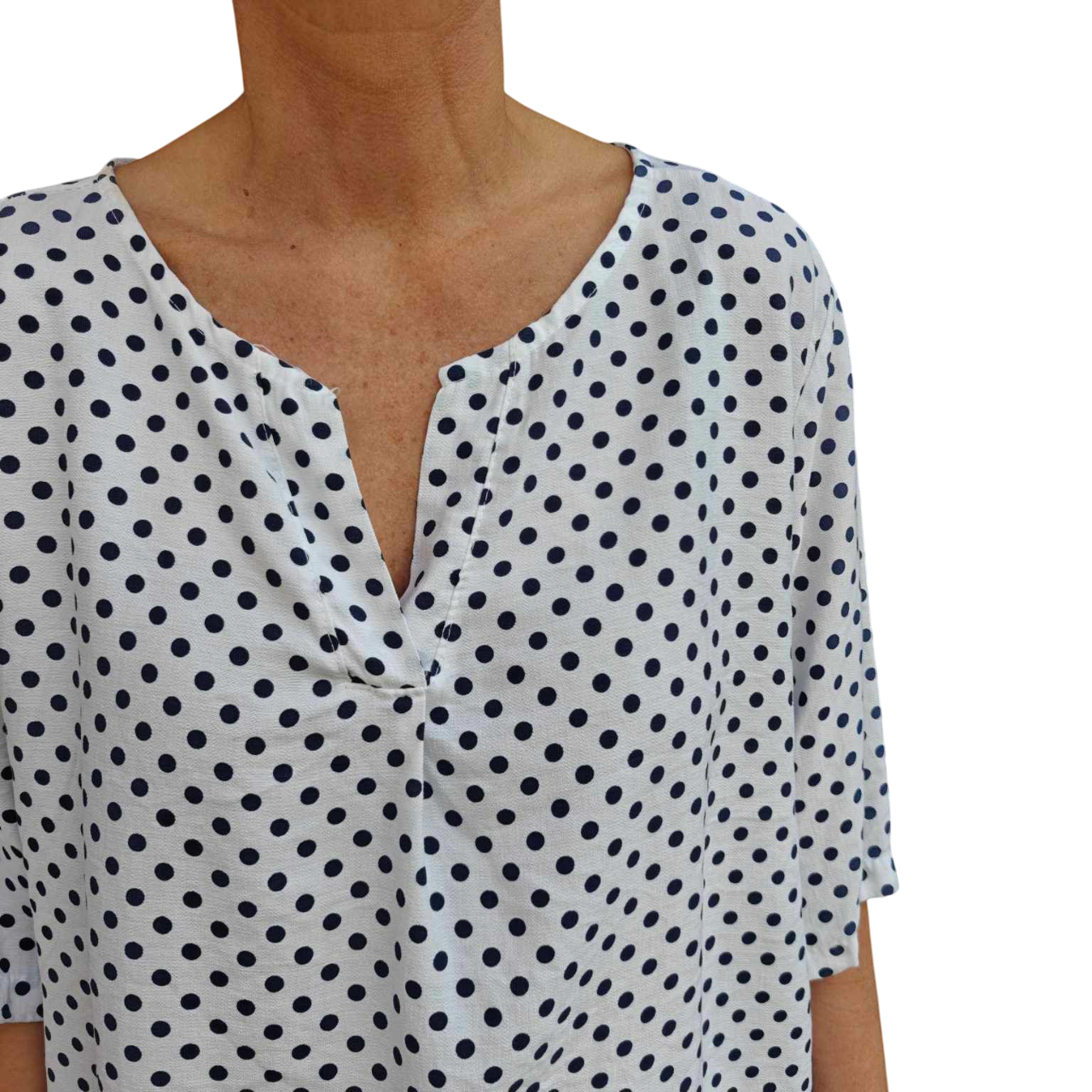 Diem dot shirt white