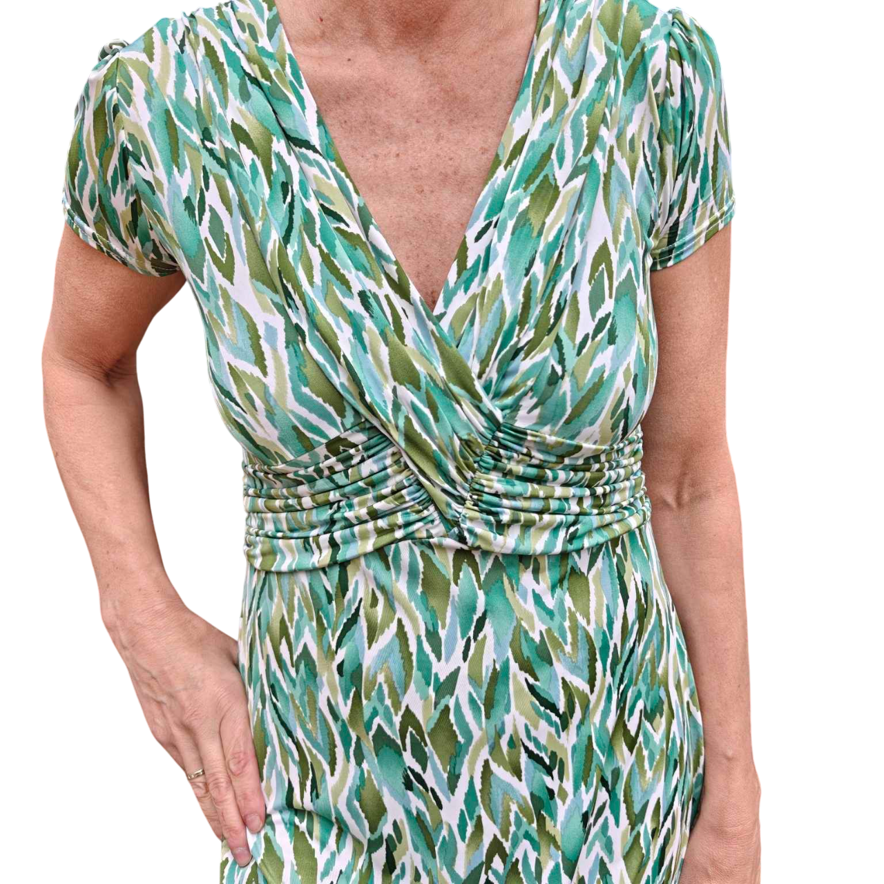 Gaia green dress