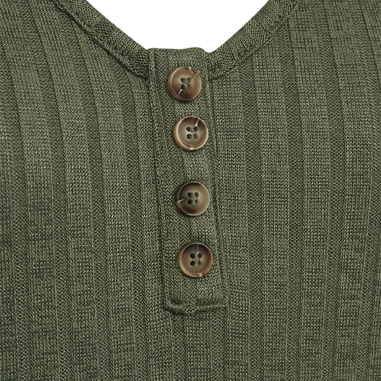 Freequent basac top deep lichen green
