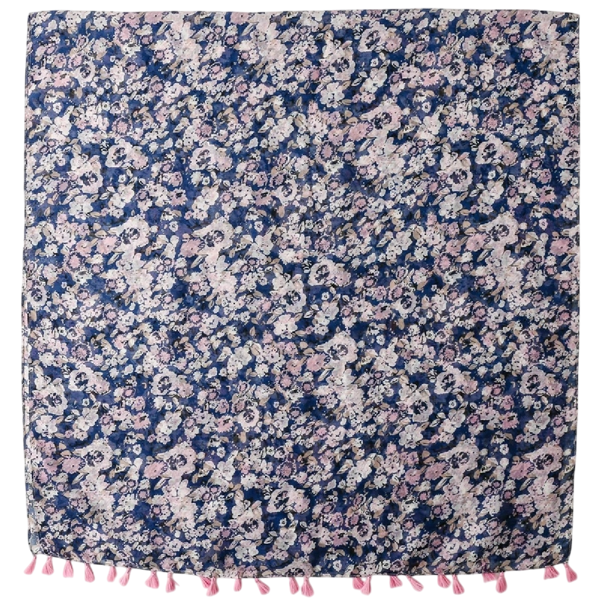 Mischa tørklæde blue flower