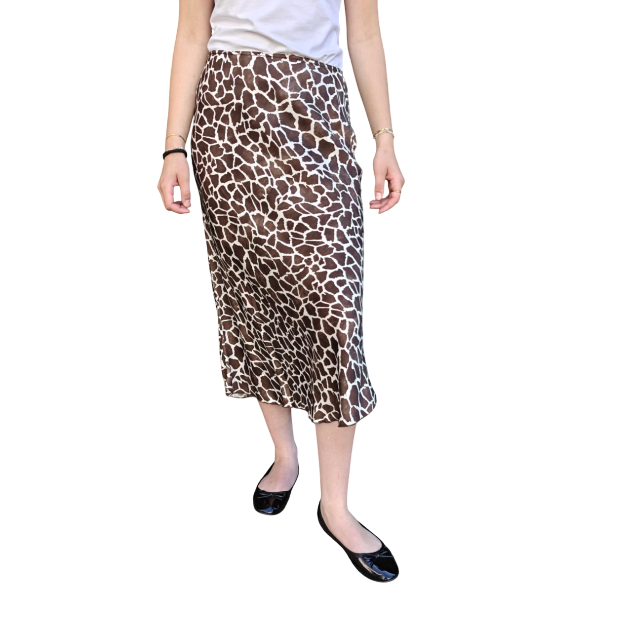 Wela skirt chocolate cream print