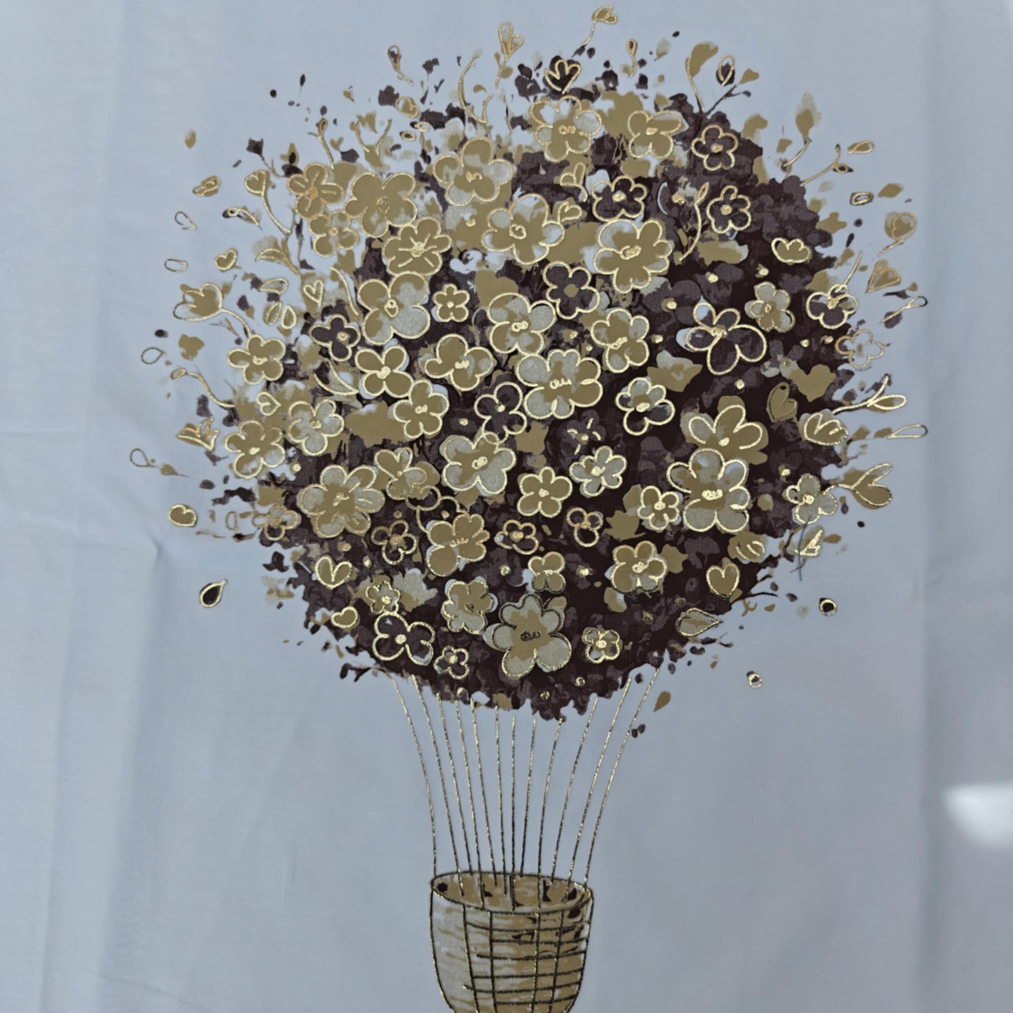Maddie tee flower balloon brown