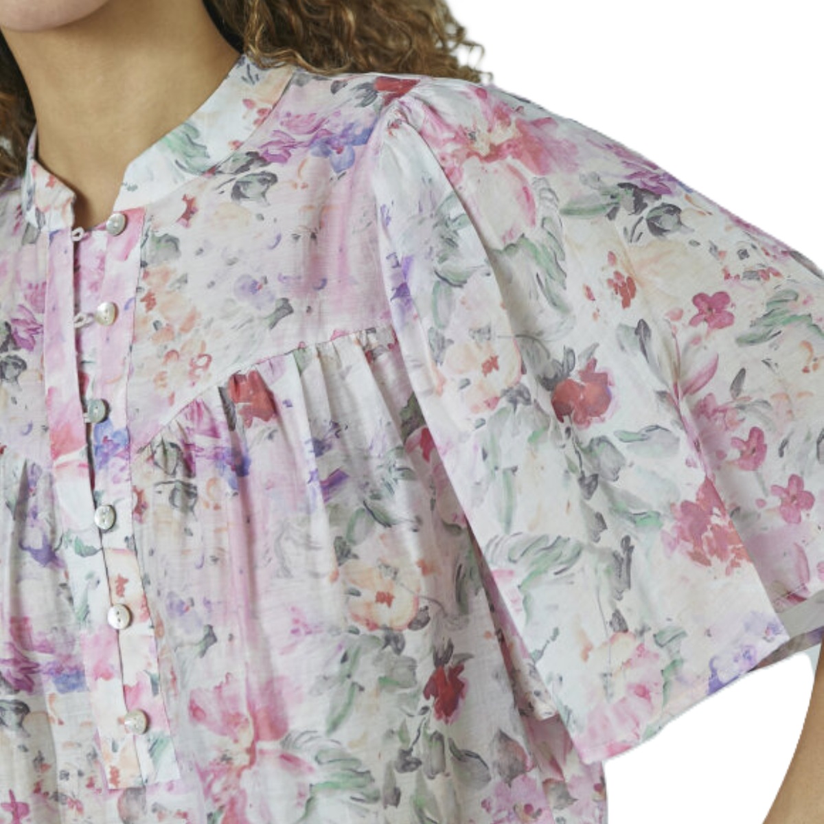 Love&Divine bluse pastel flower Love1123