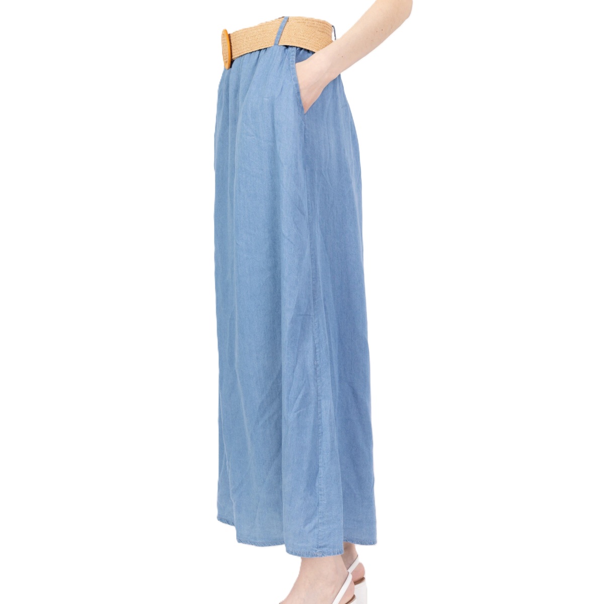 Alison skirt tencel light blue
