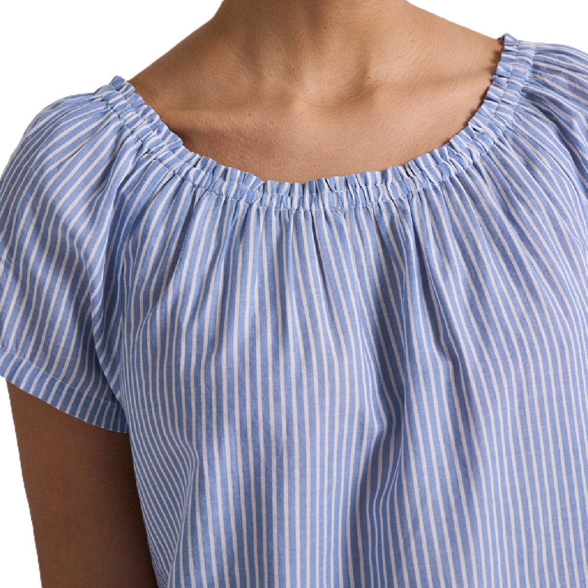 Street One striped blouse blue