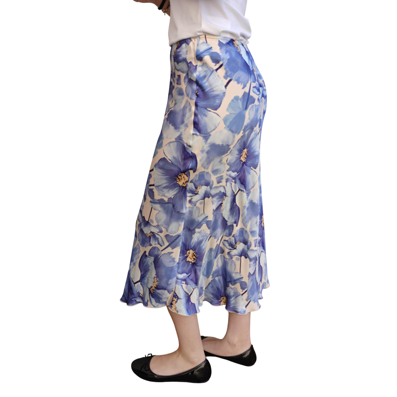 Wela skirt big blue flower
