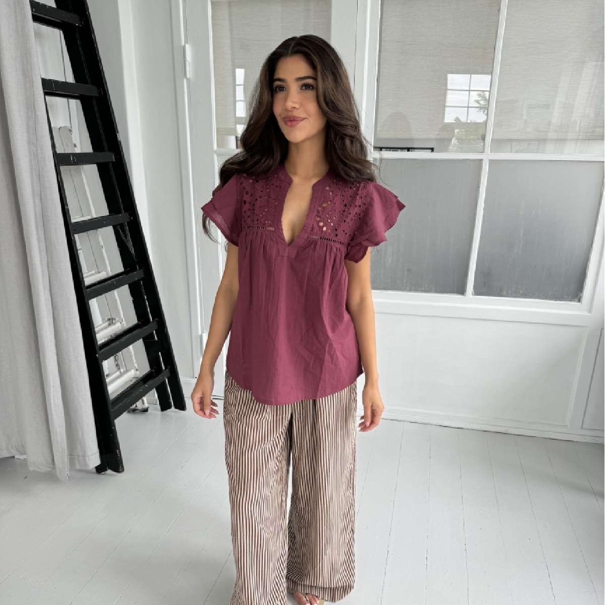Continue Christel solid bordeaux
