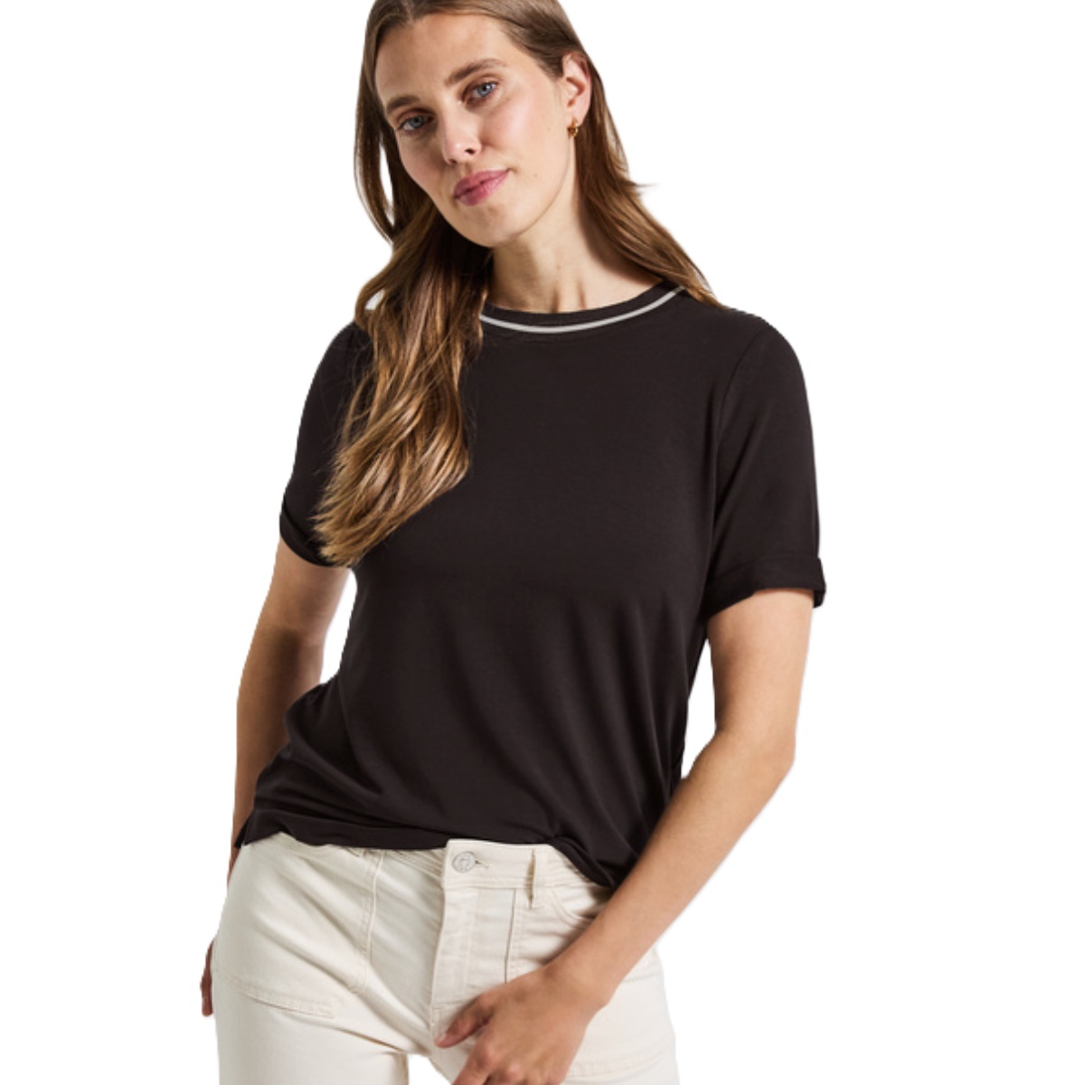 Street One T-shirt deep roast