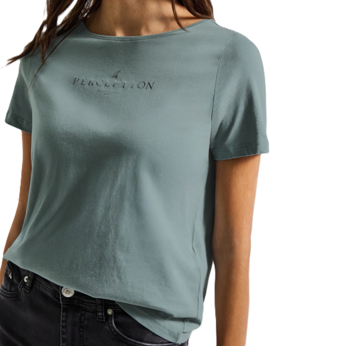 Street One print shirt arona blue