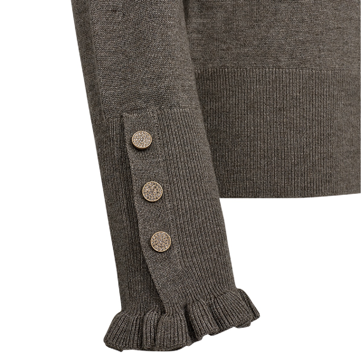 Freequent Katie pullover Morel Melange.