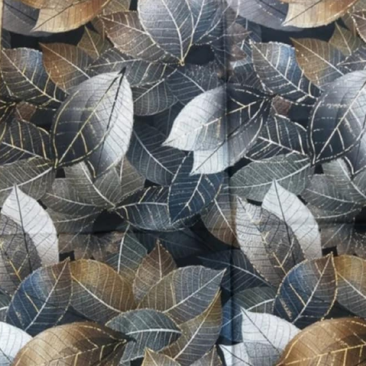 Xenia tørklæde leaf black