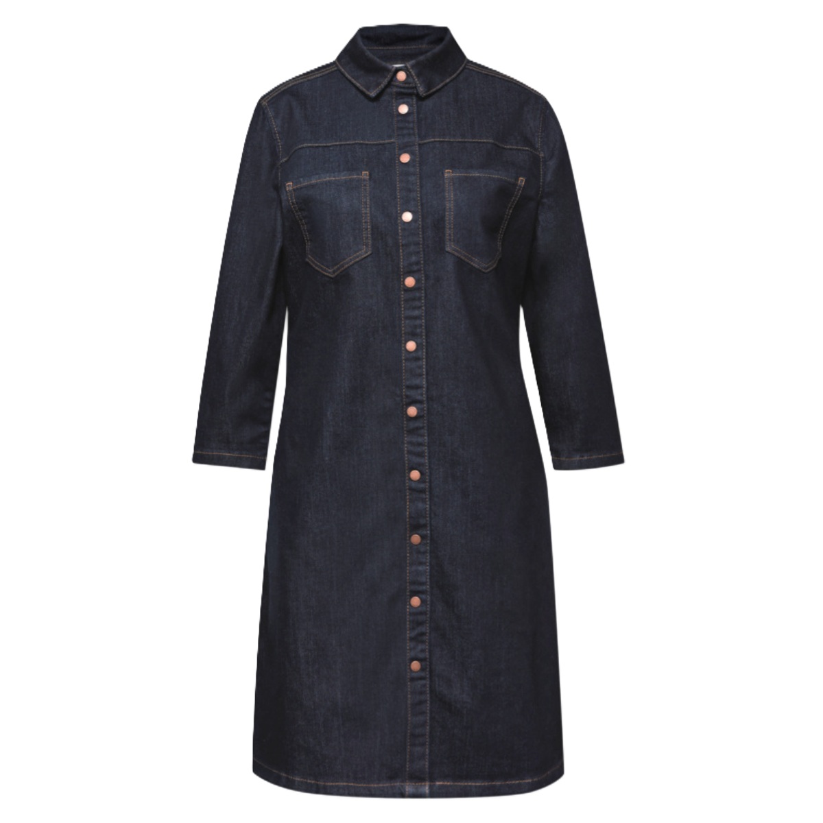 Street one kjole rinse blue.