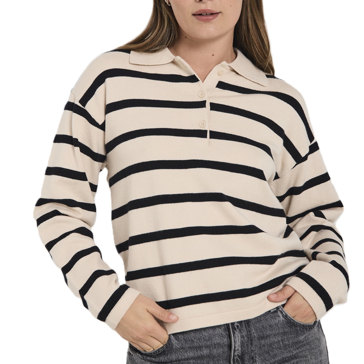 Freequent Laura Pullover moonbeam