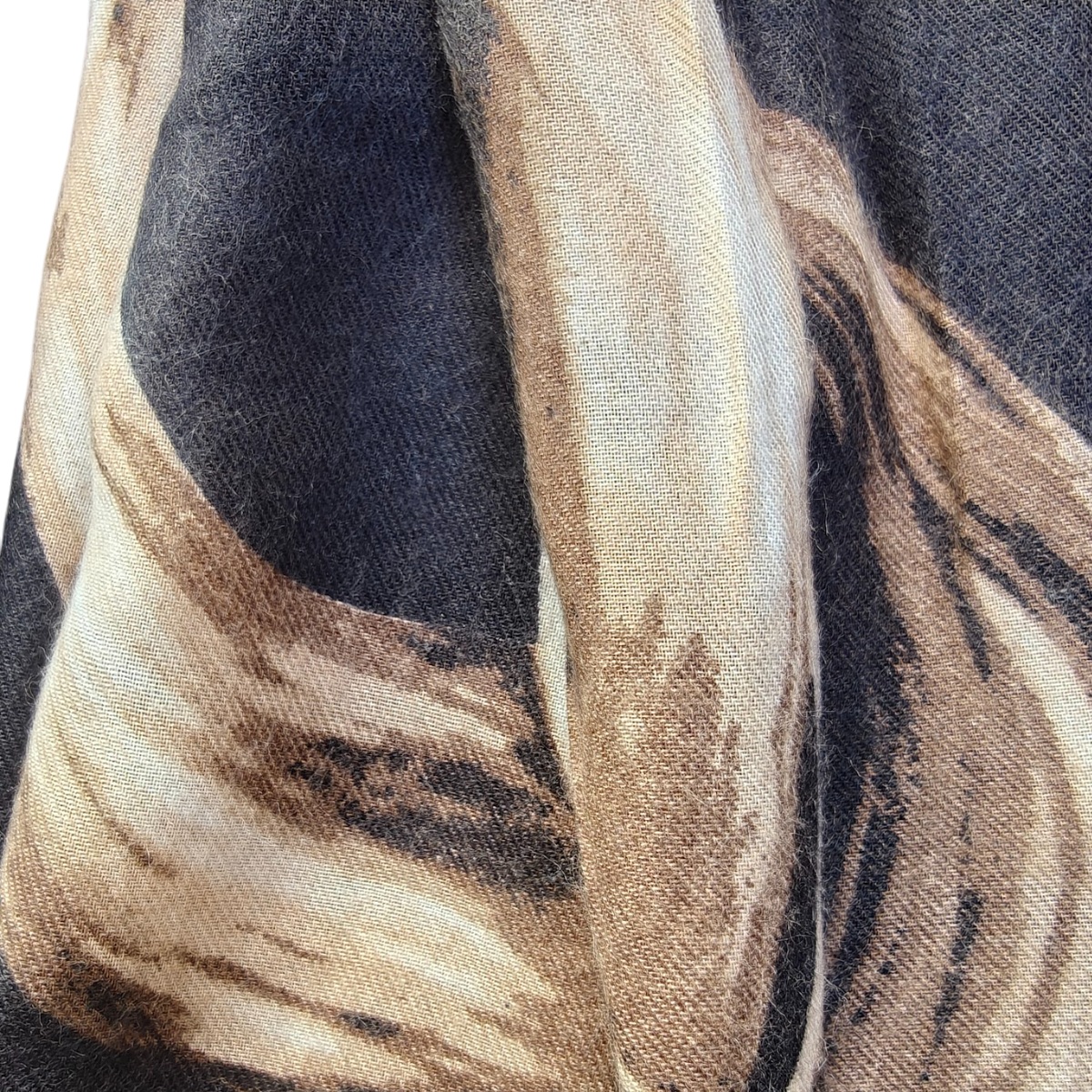 Mayzie tørklæde black sand