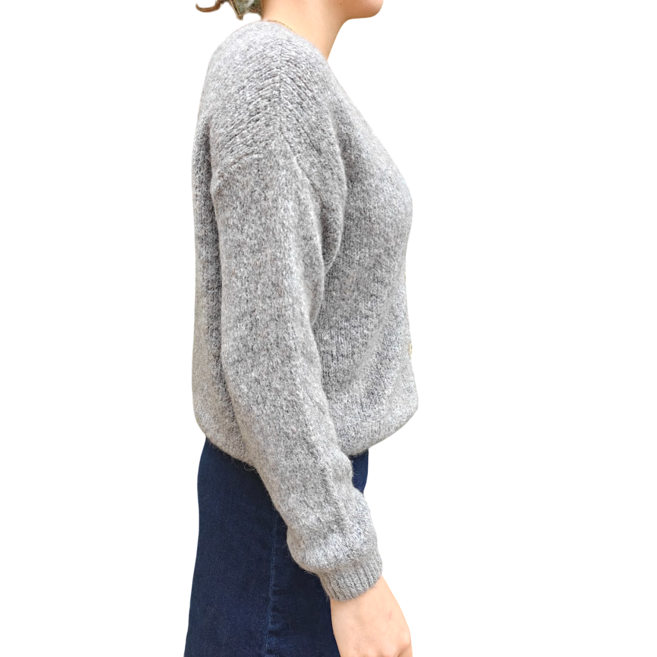 Meghan cardigan grey