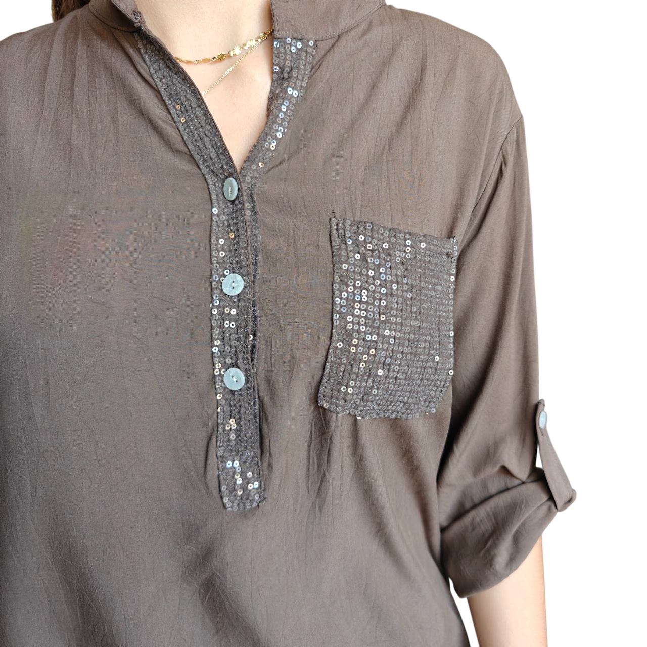 Garcella shirt brown