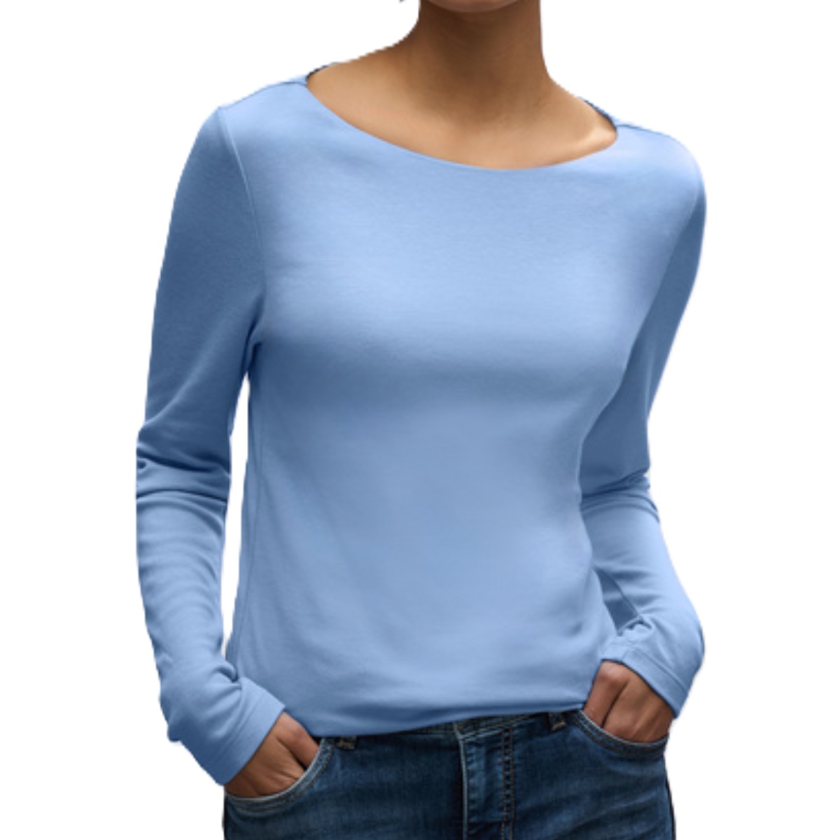 Street One t-shirt Lanea frosted blue