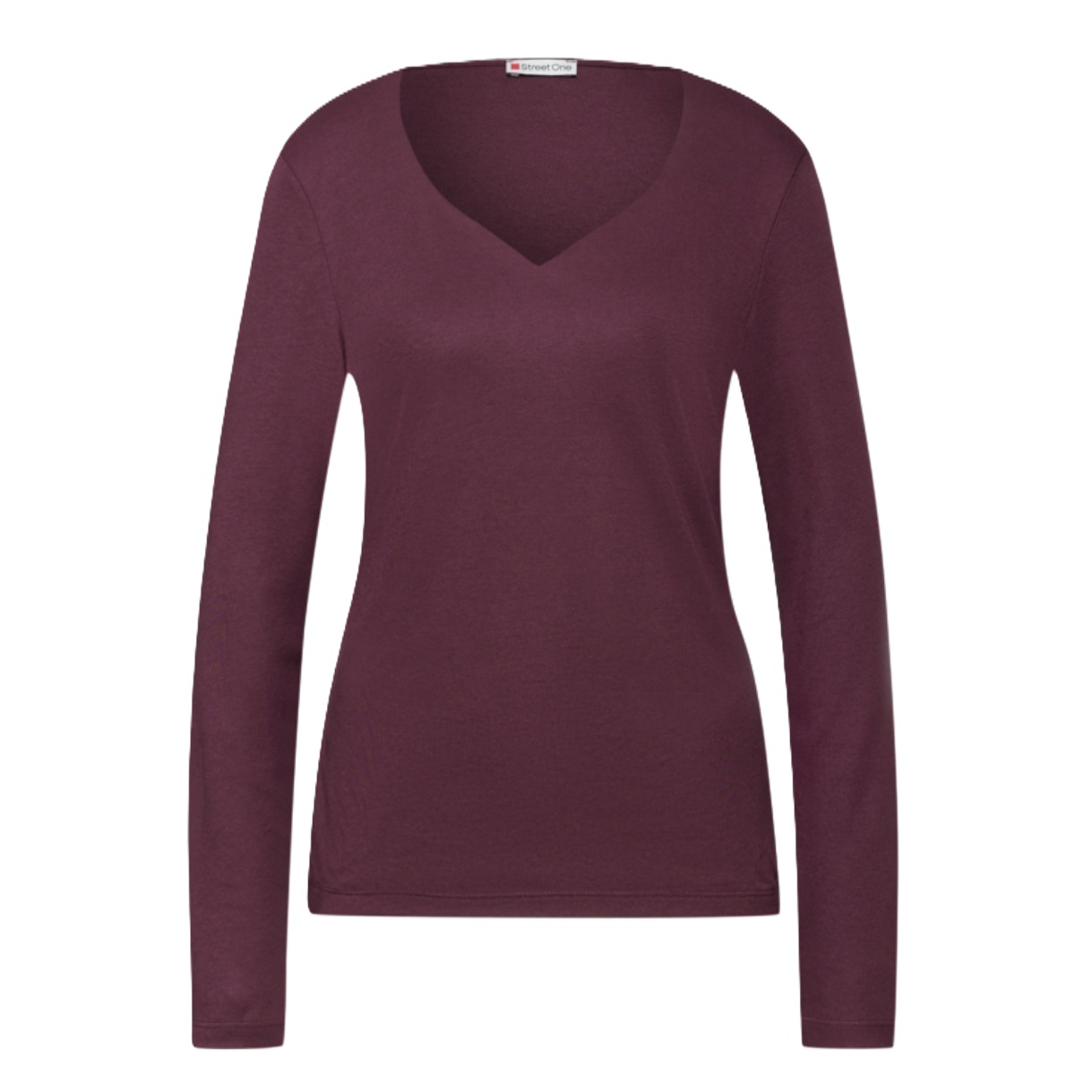 Street One t-shirt heart jazz berry