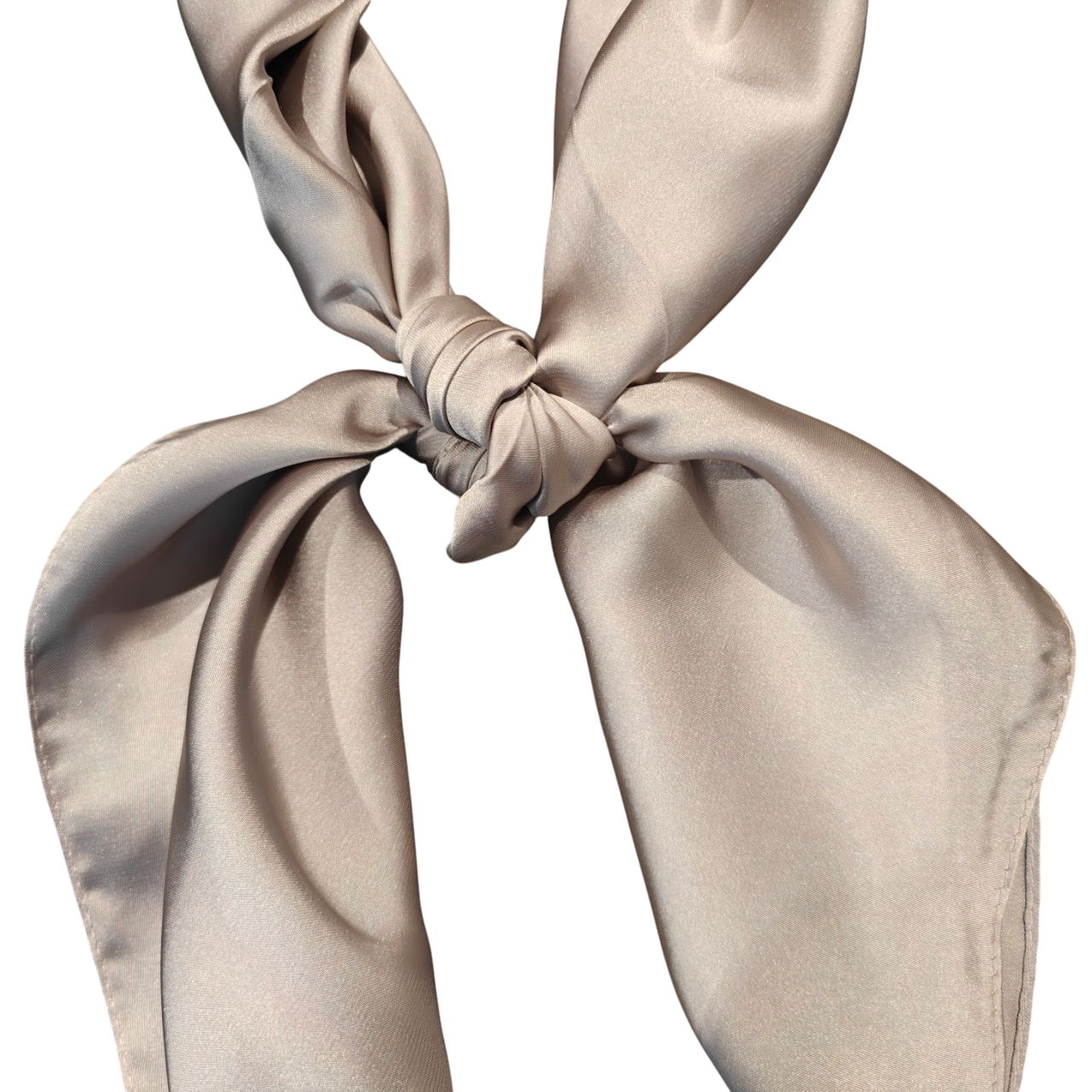 Mollie satin tørklæde sand