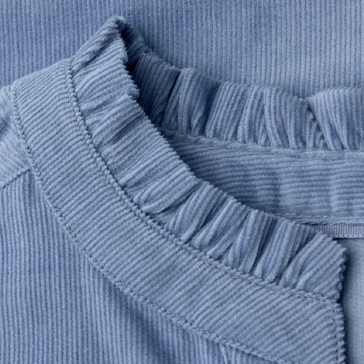Street One bluse fløjl blue