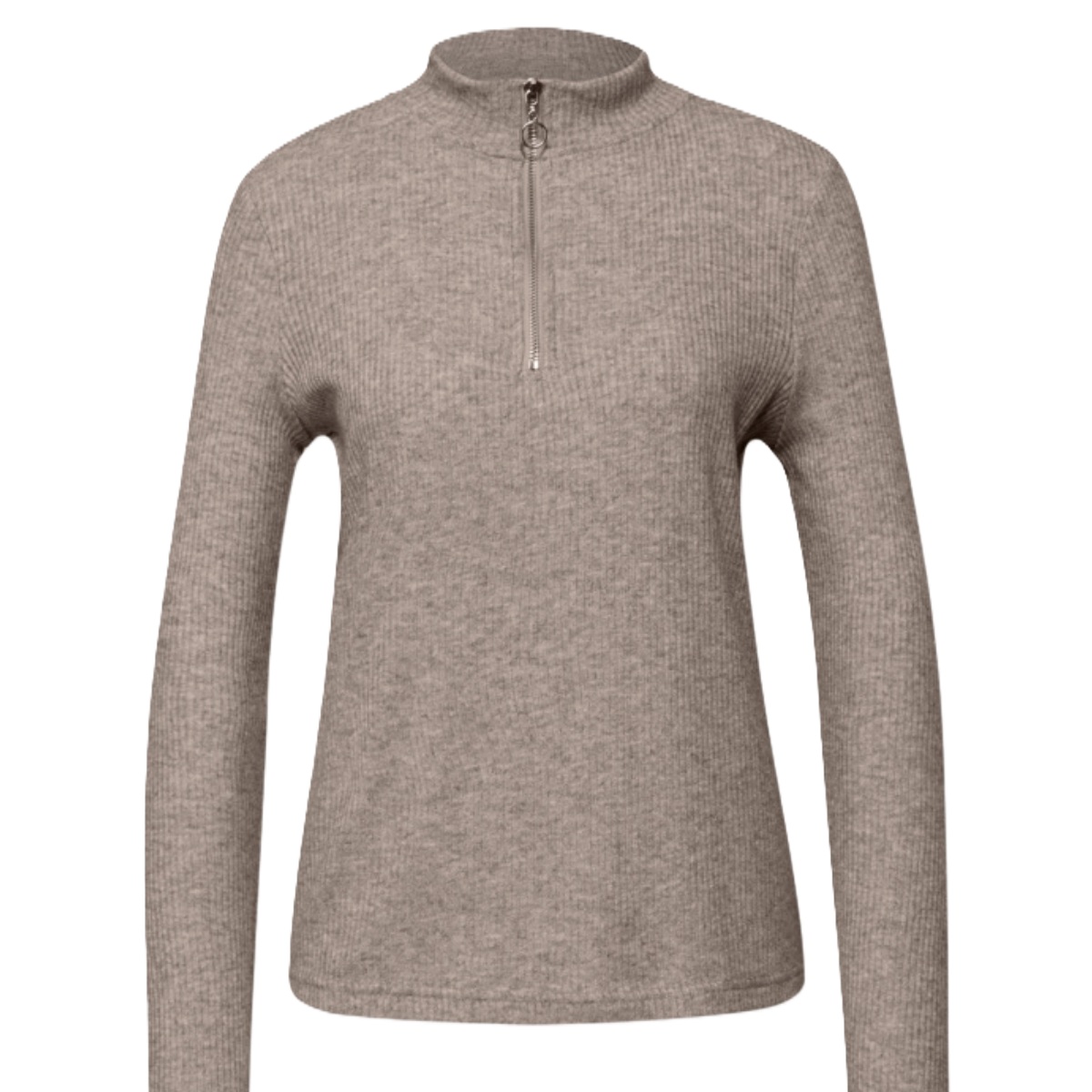 Street One cosy rib shirt zipper