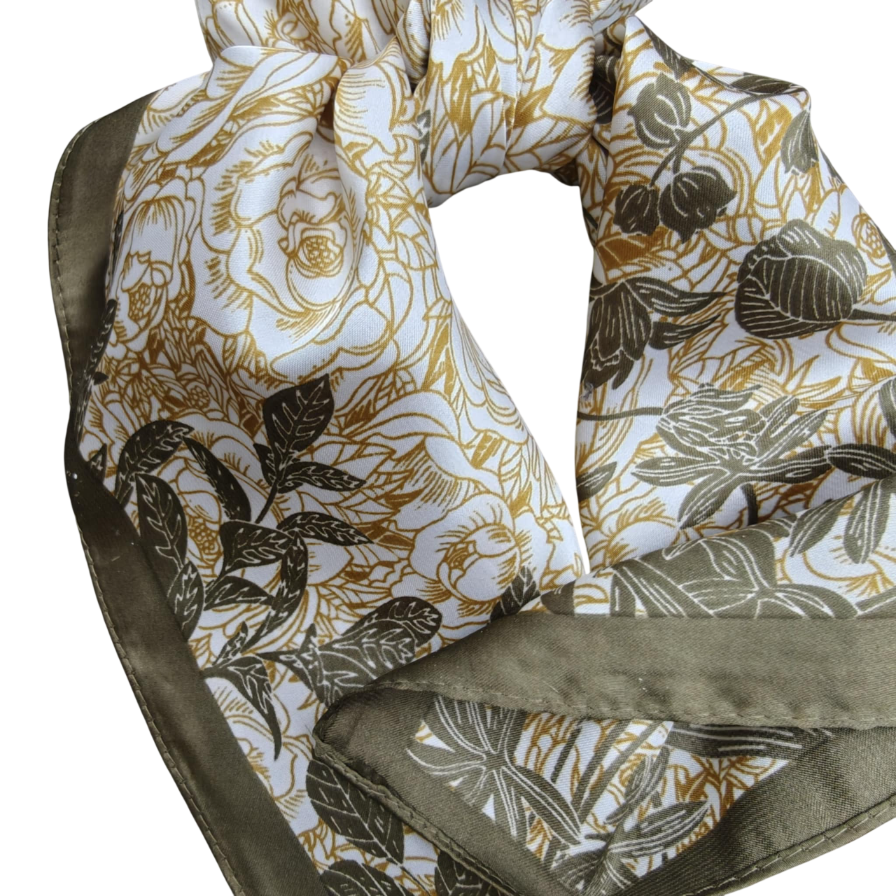 Wild rose tørklæde army