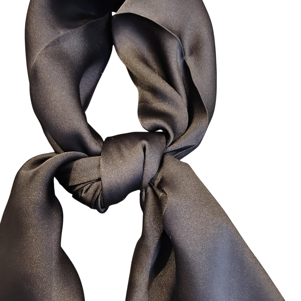 Mollie satin tørklæde black