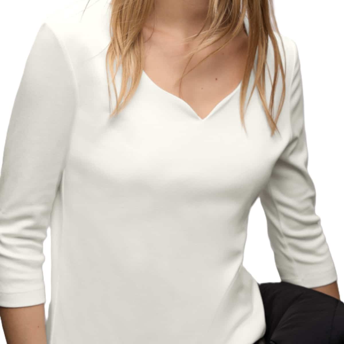 Street One heart neck Ada offwhite