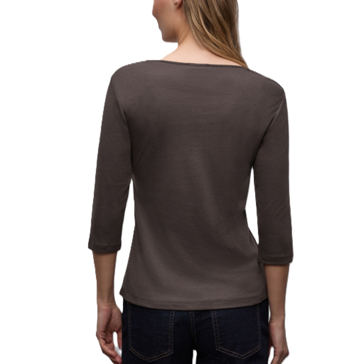 Street One heart neck Ada brown