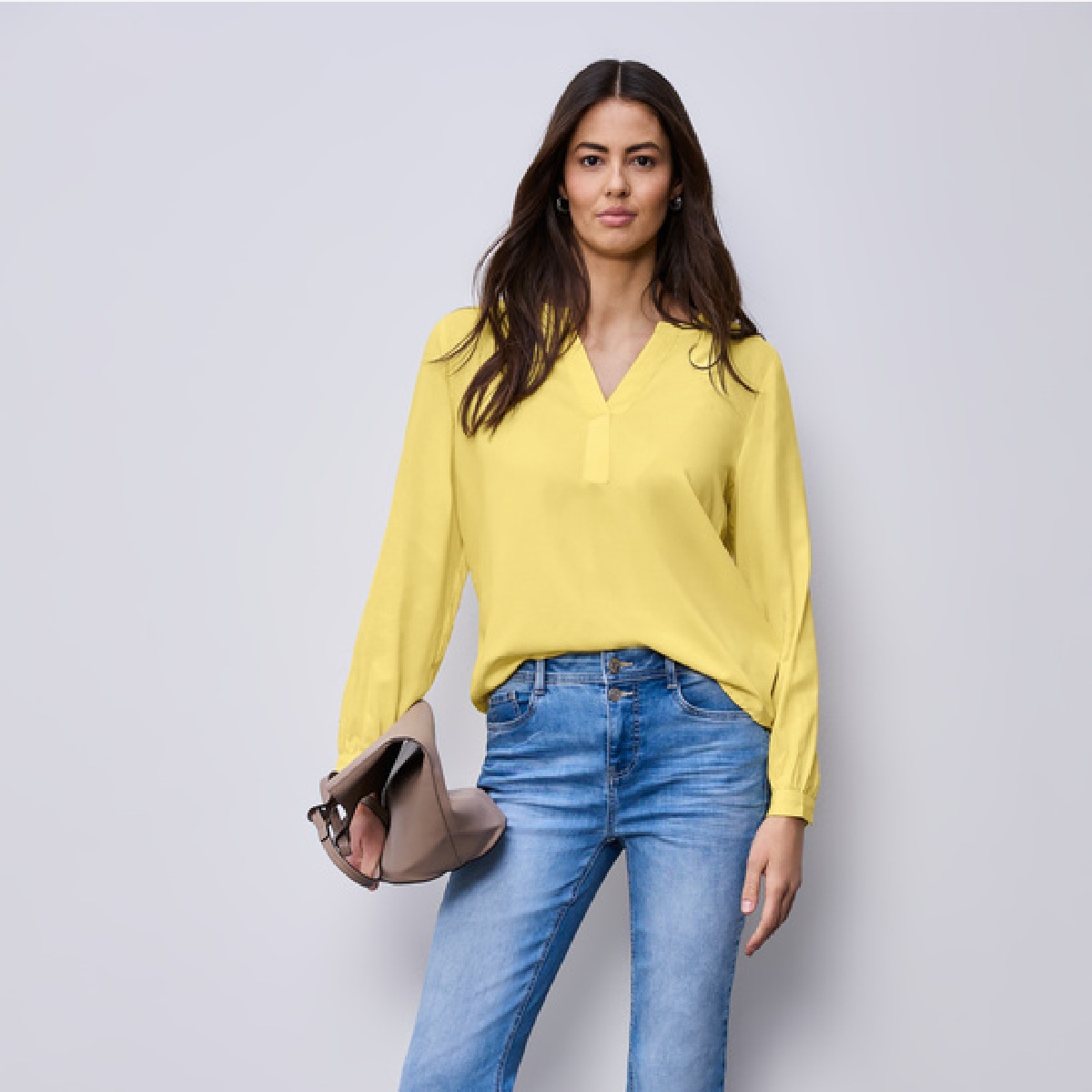 Street One bluse bloom yellow