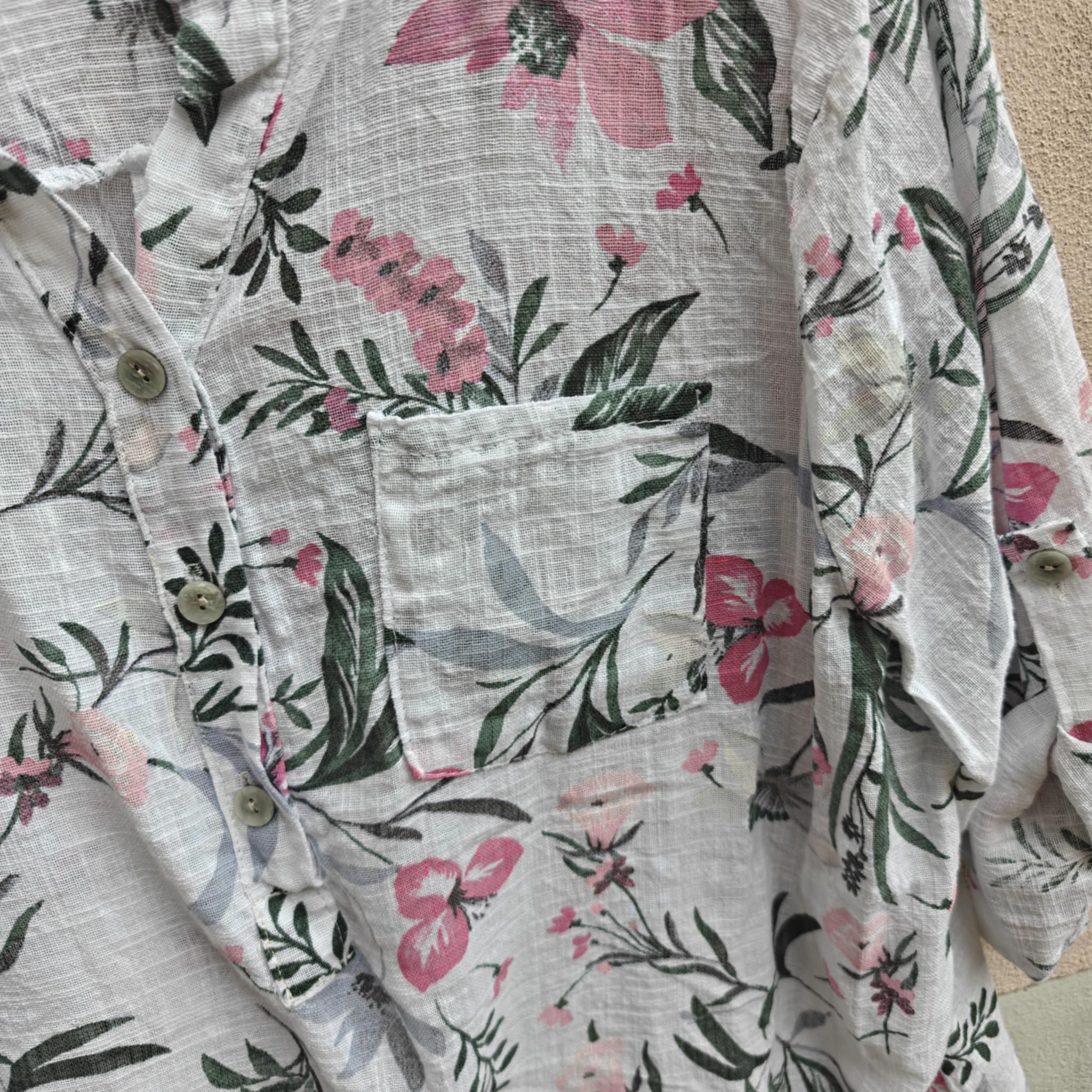 Letitia shirt sweet pink flower