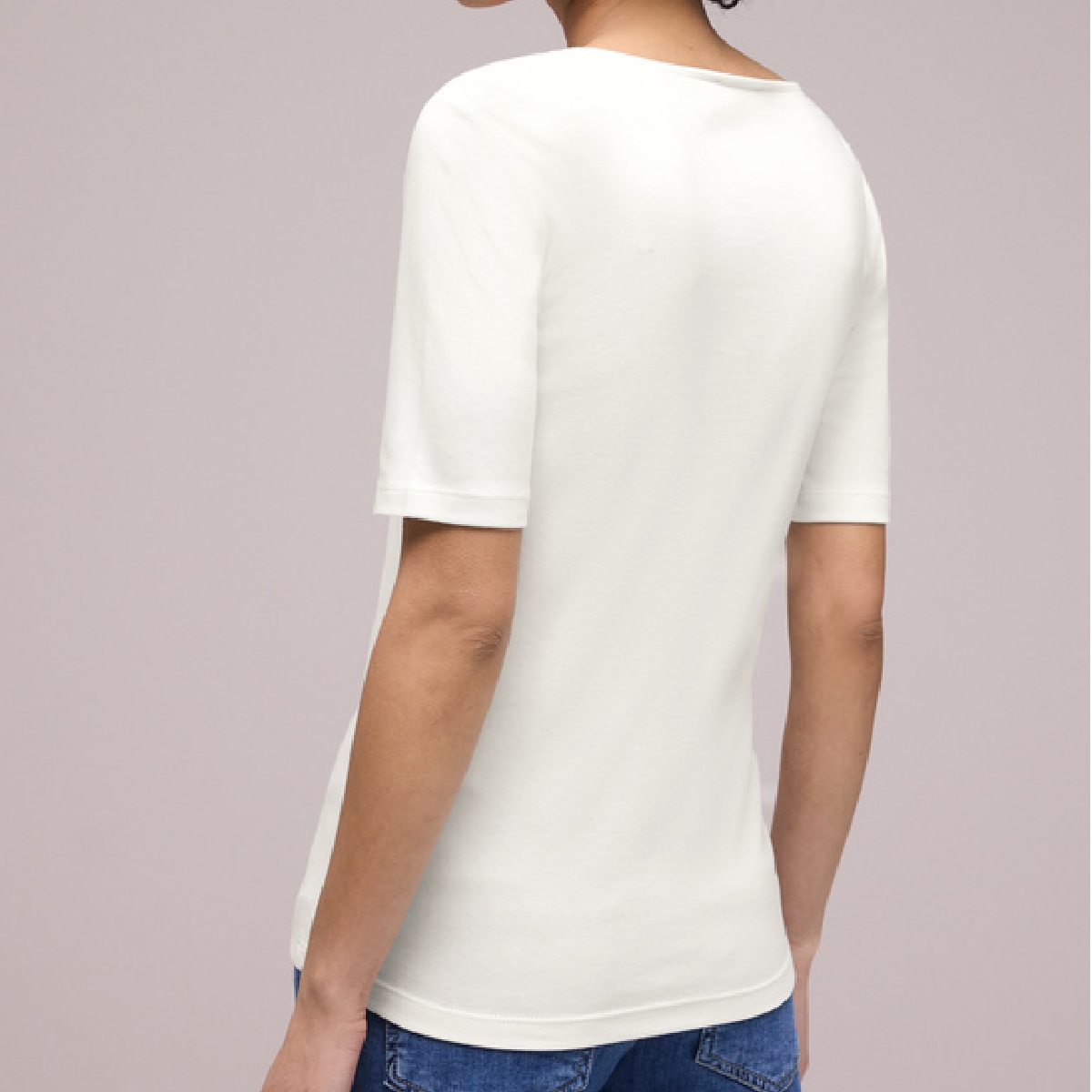 Street One heart neck ada ss offwhite