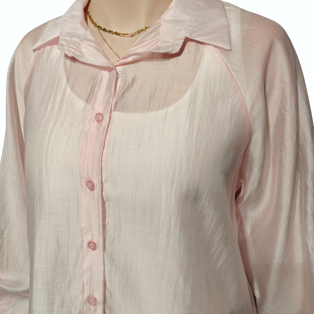 Iris shine shirt Rose