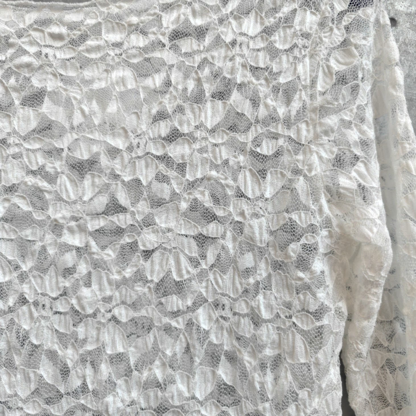 Vivienna lace top offwhite