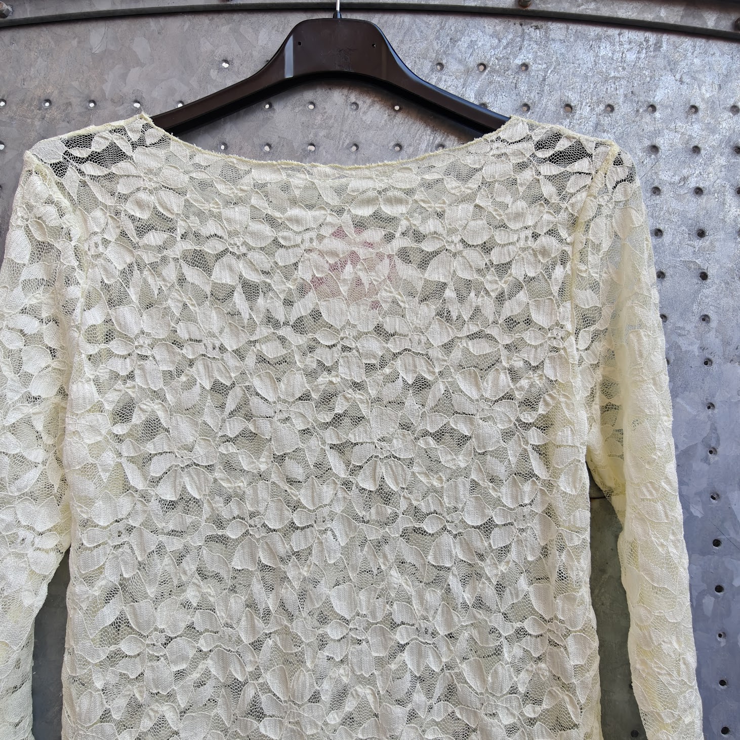 Vivienna lace top yellow