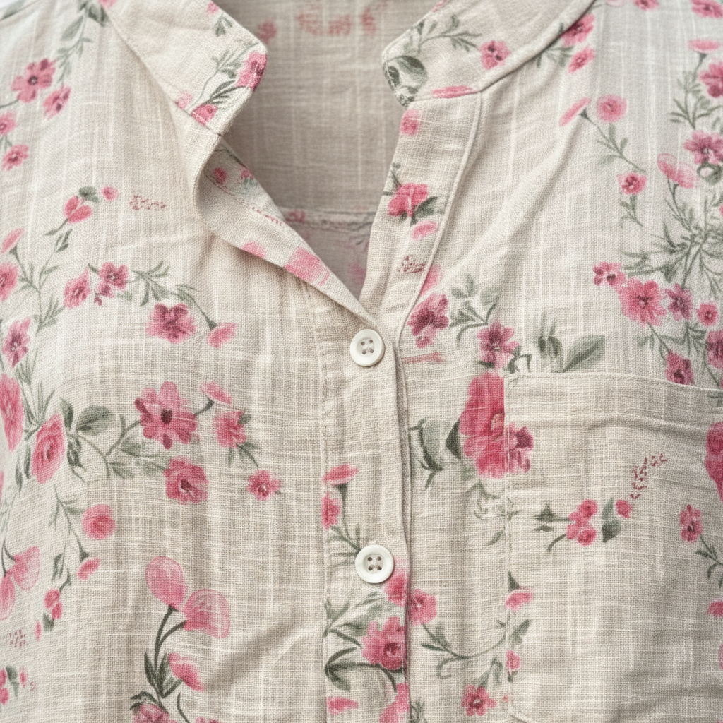 Leona shirt sand flower