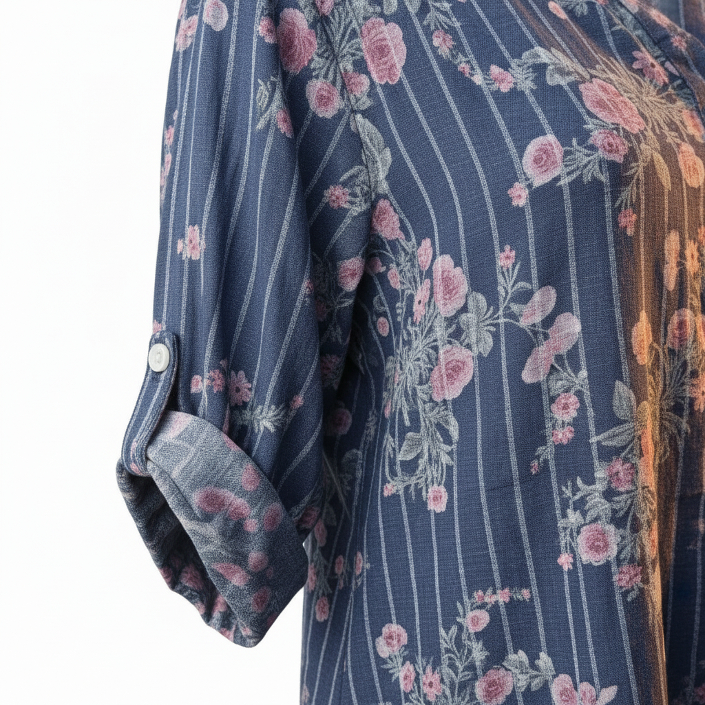 Leona shirt navy flower