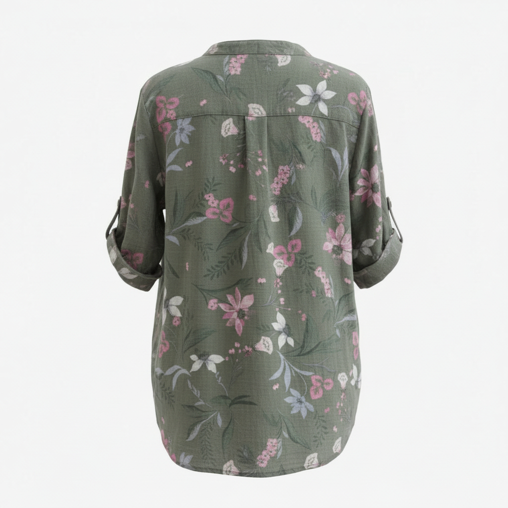 Letitia shirt army flower