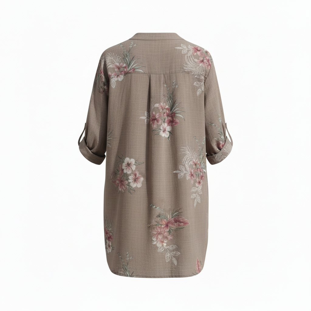Linea shirt nougat flower